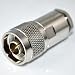 N Male Plug Clamp Straight for Cable RG8 RG165 RG213 RFC400 RF Connector Adapter