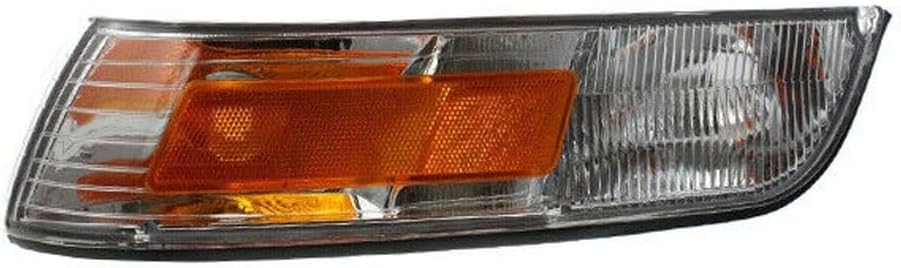 Front Left Driver Side Orange Clear Lens Corner Light with Cornering Lamp Type Marker Signal Turn Park