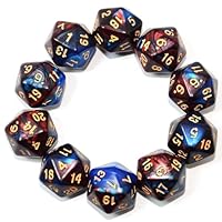 Set Di Dadi Poliedrici Da 7 Pezzi Set Di Dadi Da Gioco Neri