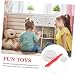Imagen de Beaupretty Miniaturas para Casa de Muñecas Kit de Vajilla con Taza Plato Cuenco y Palillos Rojos Accesorios Decorativos para Muebles y Cocina de Muñecas
