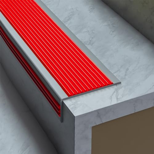 Nez de marche en vinyle imperméable pour éviter les glissades sur escalier extérieur