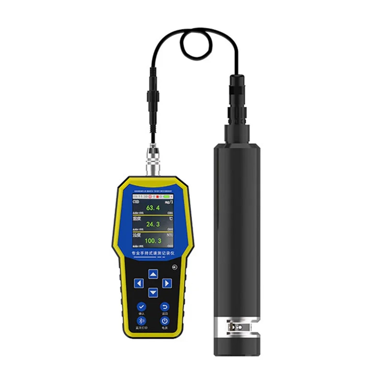 Medidor de turbidez digital, Detector de DQO calidad del agua Tratamiento en línea aguas residuales Análisis materia orgánica Sensor monitoreo turbidez y humedad para tratamiento de agua(COD-05)