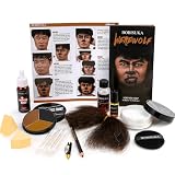 Halloween Werewolf Makeup Kit, Wolf-man SFX Make Up Kits Character Set with Face Paint, Crepe Hair & Fake Blood for Special Effects Costume Makeup, Theater, Cosplay & Party