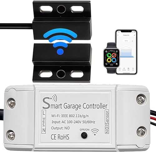 XDTKML Smart Garage Door Opener Smart Garage Controller WiFi Garage