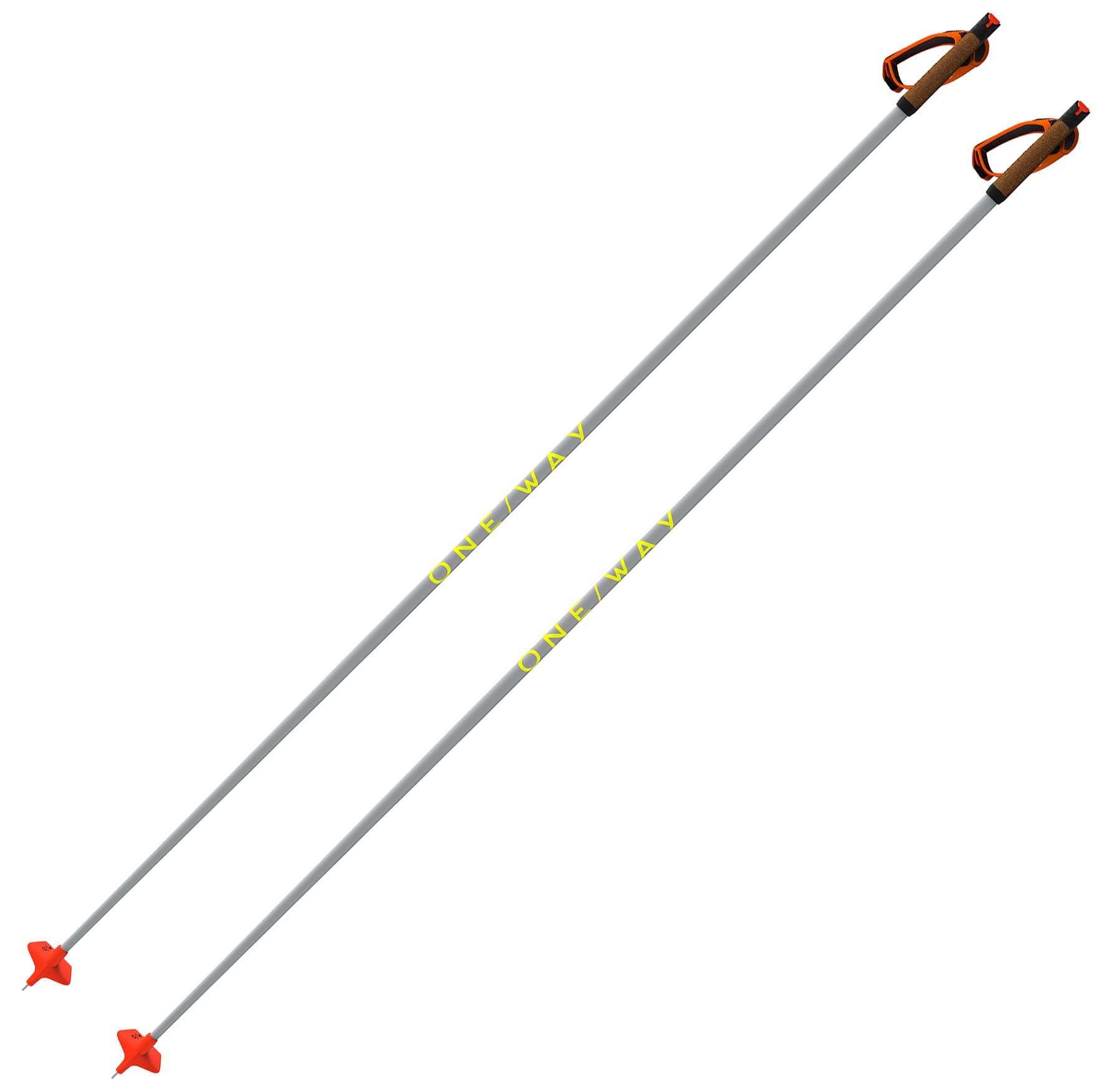 FISCHER Bastoni da sci di fondo OneWay Storm 6 Mag Ghost Grey 30% carbonio