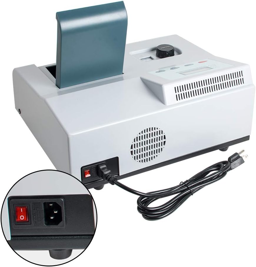 scenstar Visible Spectrophotometer 721 350-1020nm Wavelength Range Spectrophotometer Portable Lab Equipment (US Stock)