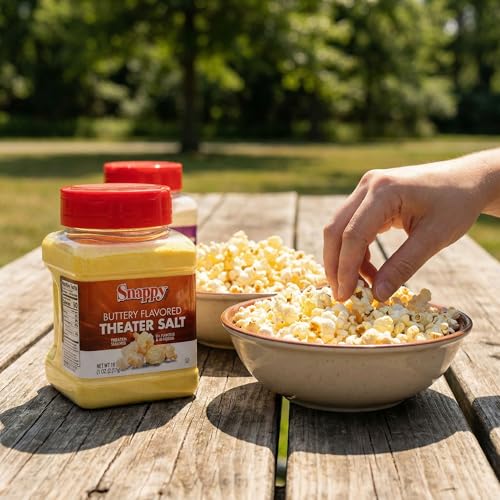 Snappy Butter Popcorn Seasoning, 19 oz, Movie Theater-Style Buttery Salt Blend