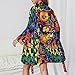 Women Kimono Robes,Long Knit Tie Bathrobe Soft Sleepwear V-neck Casual Ladies Nightwear Fashion Grateful Dancing Dead Bears Rose M