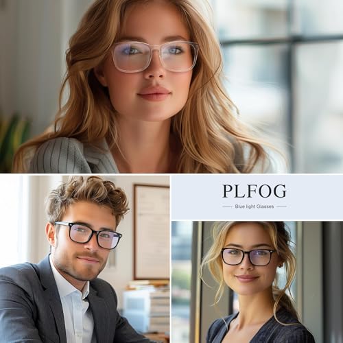 Image of Blue Light Glasses For Woman Men - Anti Eyestrain UV Protection Computer Gaming Eyeglasses Blue Light Blocking Glasses