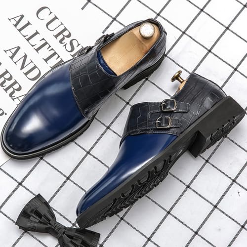 Mocasines para hombre de gala estilo formal elegante con punta redonda 3
