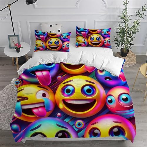 Lumineux Expression Ball parure 3 pièces en coton avec impression 3D - 6