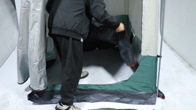 Tienda de ducha portátil para camping, refugio de privacidad con bolsa para transporte para cambiarse, tienda para baño de montaje rápido para senderismo, playa y picnic miniatura 7