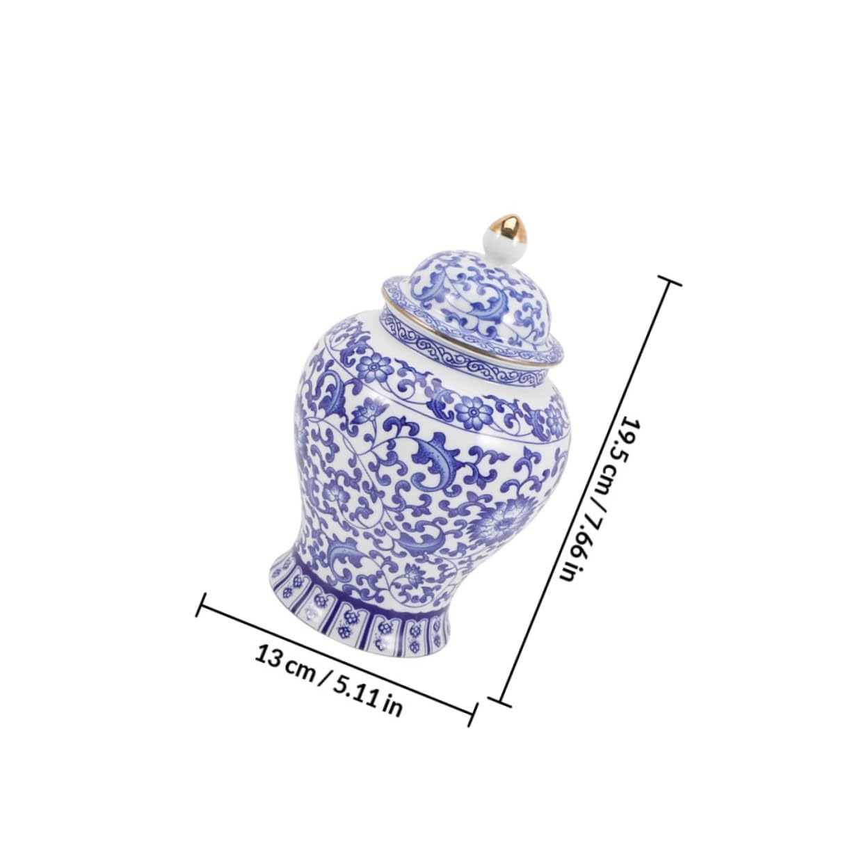 Barattolo in Ceramica Stile Retrò Semplice Multifunzionale e Versatile da 1300ml per Tè Chiusura Ermetica per Conservare Snack Secchi e Decorare la Casa