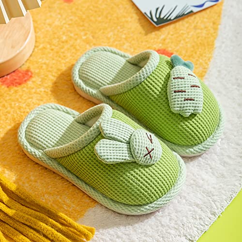 Unisex Kids Warm Slippers Memory Foam Home Slides for Girls Boys Comfortable Soft Winter Indoor Outdoor Shoes Plush Band2