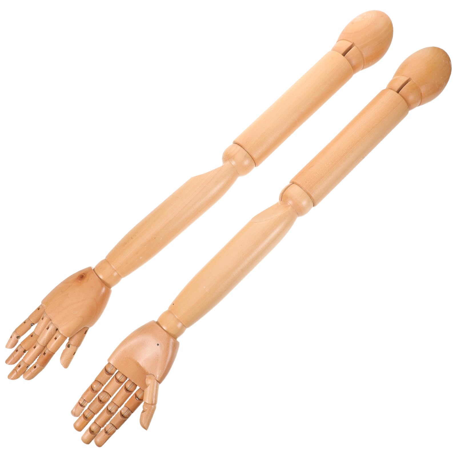 Maniquíes articulados de madera para solucionar la falta de espacio en escaparates pequeños