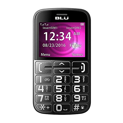 6 mejores móviles para personas mayores 23 BLU Joy J10-29 - Smartphone de 2.4' (Bluetooth, RAM de 24 MB, Memoria...