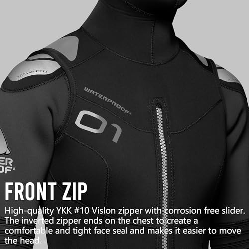 Waterproof Overvest para mujer O1 de 5mm con capucha miniatura 5