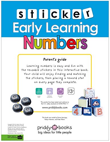 Sticker Early Learning: Numbers: With Reusable Stickers #TOP1