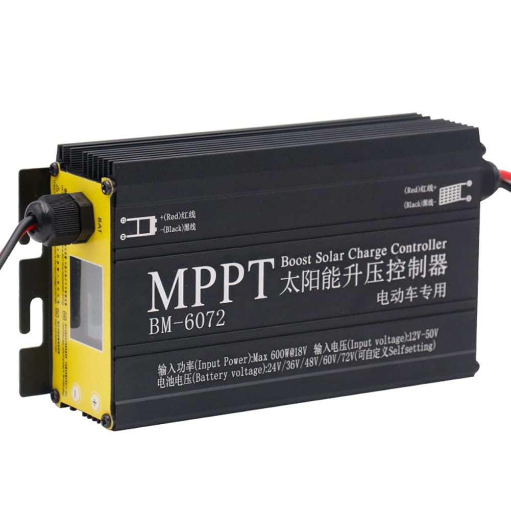Controlador Solar MPPT Boost 600W BM6072 para Baterías de 24V a 72V