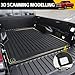 JTYZSM Truck Bed Mat for 2005-2023 Toyota Tacoma 5FT Bed Liner All Weather Protection Bed Cargo Mat Pickup Car Accessories(for 05-23 Tacoma 5FT)