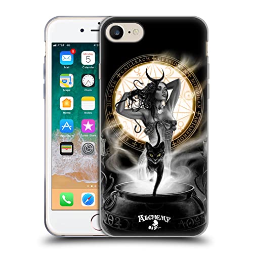 Funda iPhone 7 Alchemy Gothic Lunacalia silicona suave Head Case Designs