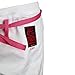 FUJI All-Around Brazilian Style Jiu Jitsu Uniform, White (Pink Lettering), Size W1