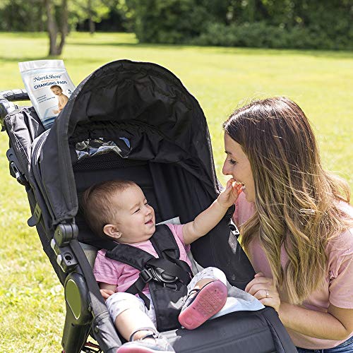 Northshore Premium, 17 X 24, 8 Oz, Baby Changing Pads, Small, Case/100 (4/25S) #TOP5
