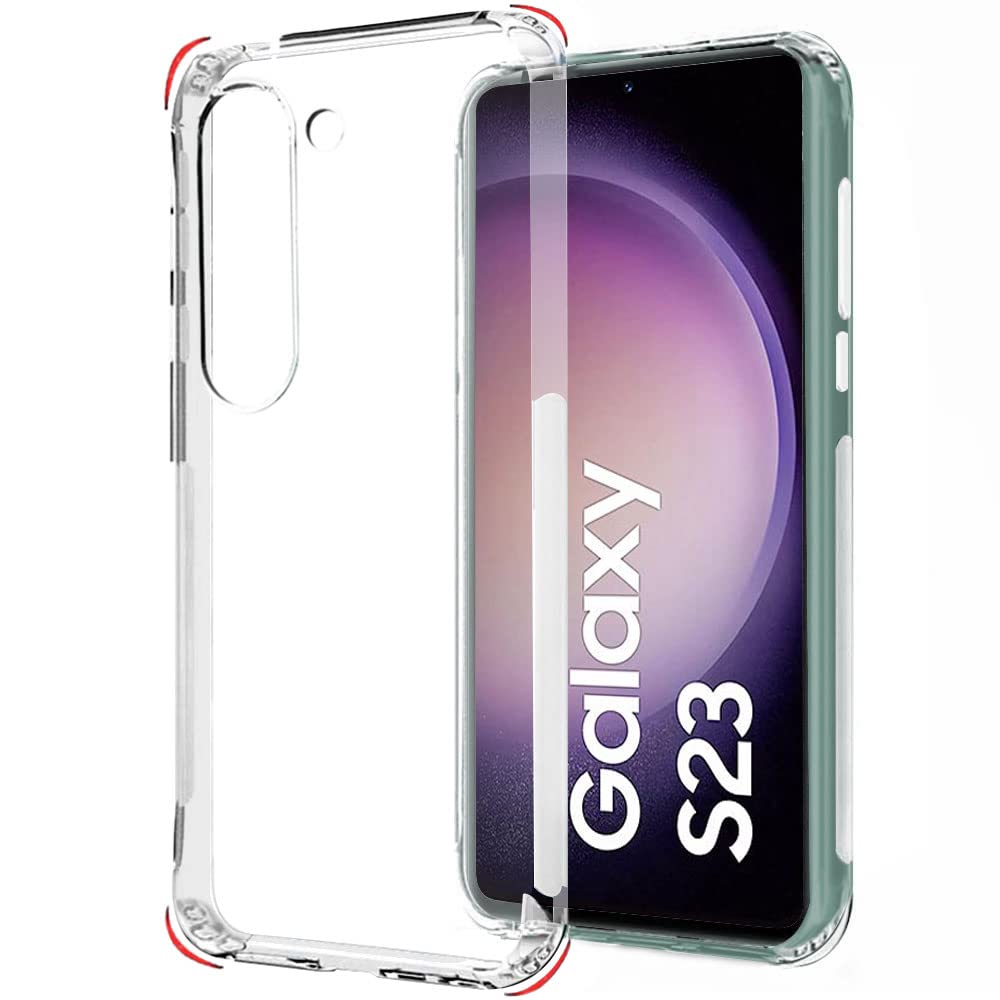 TheGiftKart Ultra Clear Back Cover Case for Samsung Galaxy S23 5G | Slim & Protective Design | Inbuilt Dust Plugs & Anti-Slip Grip (B0BSXQR7S9) Amazon Price History, Amazon Price Tracker