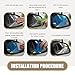 Eratus 2 PCS Car Rear View Mirror Waterproof Film, Anti Fog Glare Rear View Mirror Sticker, HD Protective Clear Rainproof Film, Rain Proof Film for Car Window, Universal for Cars (Transparent)