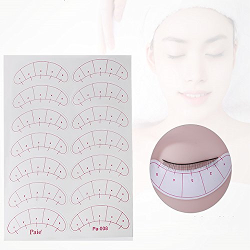 Zinnor Pro False Eyelashes Extension Practice Exercise Set, Professional Head Model Lip Makeup Eyelash Grafting Training Tool Kit #TOP3