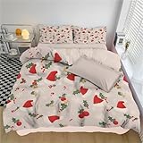 DURABILITÉ ET QUALITÉ SUPÉRIEURE: Cette parure de lit de style hivernal est conçue pour résister au rétrécissement et à la décoloration. Les couleurs restent éclatantes et les motifs conservent leur beauté au fil du temps. Un choix parfait pour ceux qui souhaitent une chambre cocooning élégante et durable, sans compromis sur la qualité.