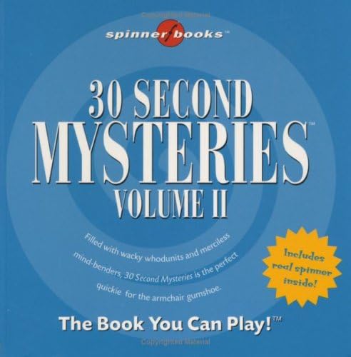 30 Second Mysteries: The Book You Can Play!: 2 (Spinner Books)