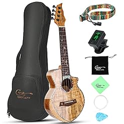 Hricane Ukulélé de concert en érable spalté 58,4 cm pour adultes débutants, ukulélé professionnel en bois avec corps… - Les Beatles, Paul McCartney, John Lennon, RIngo Starr, George Harrison