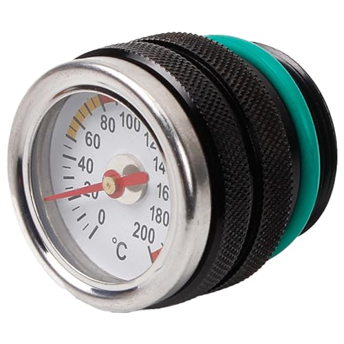 UP-BASE バイク 油温計 オイルテンプメーター 温度計 オートバイ M30×P1.5 黒 ブラック