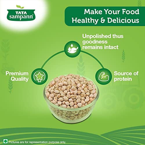 Image of Tata Sampann Unpolished Kabuli Chana, 1kg + Tata Sampann Chole Masala with Natural Oils, 100g