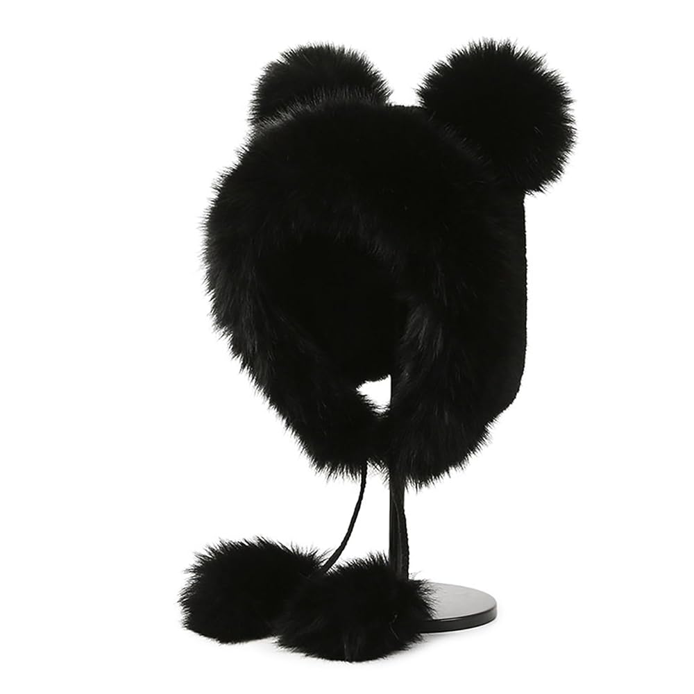Séfr Fuzzy Beanie ブラックアルパカ Séfr Fuzzy Beanie ブラックアルパカ Fuzzy Beanie - Black