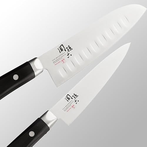 Miniatura 4 de Kai KAI AB5427 Santoku Cuchillo Seki Magoroku Honoka 6.5 pulgadas (6.496 in), fabricado en Japón, apto para lavavajillas