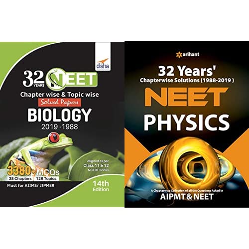 Buy 32 Years NEET Chapter-wise & Topic-wise Solved Papers BIOLOGY (2019 ...