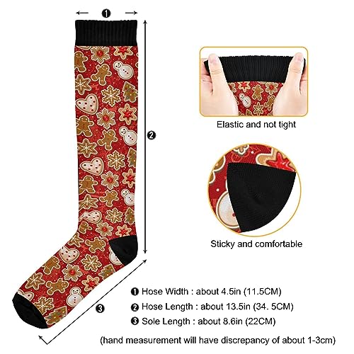 Image of Wusikd Pirate Skulls Compression Socks for Women and Men Circulation Cute Long Socks for Athletic Running 1