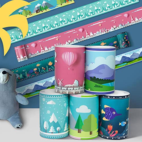 Adesivos de borda de papel de parede para cozinha, borda de papel de parede autoadesiva cobertura de