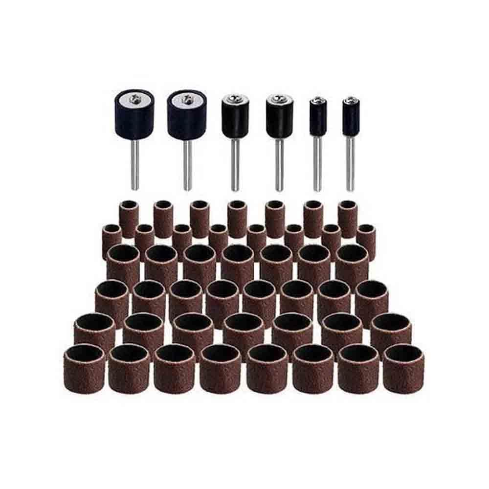 51 Pcs Drum Sanding Kit For Nail Drill Bits Dremel Accessories Rotary Tool Set 2