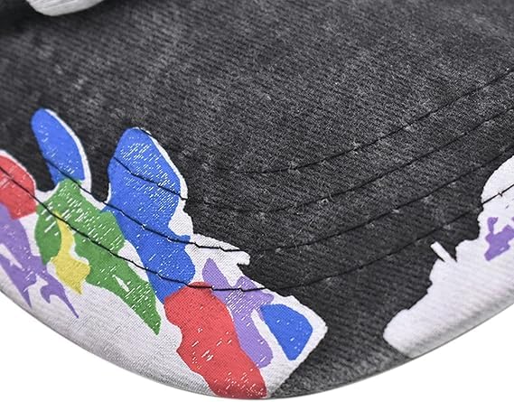 Image of Handcuffs Denim Caps Adjustable Strap Baseball Cap | Unisex Stylish Summer Headwear | Sun Protection Sports Hat for Men & Women