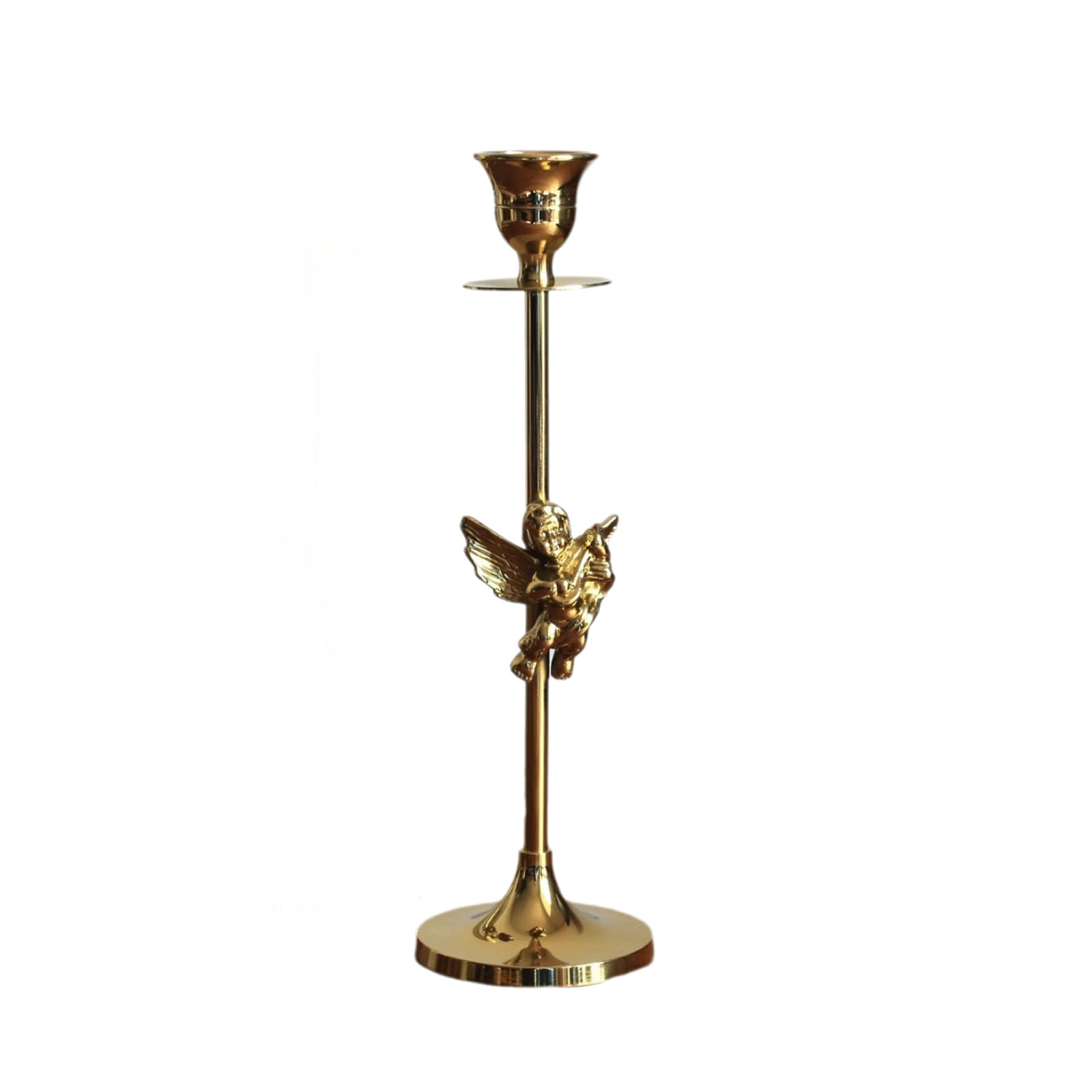 Elegante candeliere Conico in Ottone 6,5x6,5x18 cm per Decorazioni per la casa, candelabri e centrotavola ()