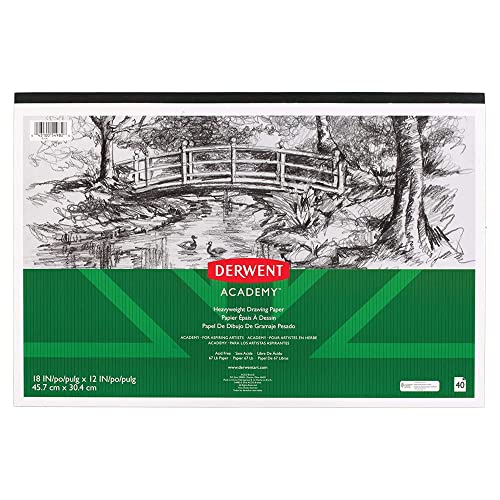 Bloc de dibujo Derwent Academy de 40 hojas para evitar deformaciones 2