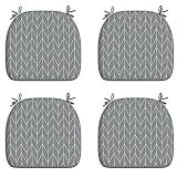 LVTXIII Patio Seat Cushions Outdoor Chair Pads with Ties, Fade-Resistant Chair Cushions for Home Off