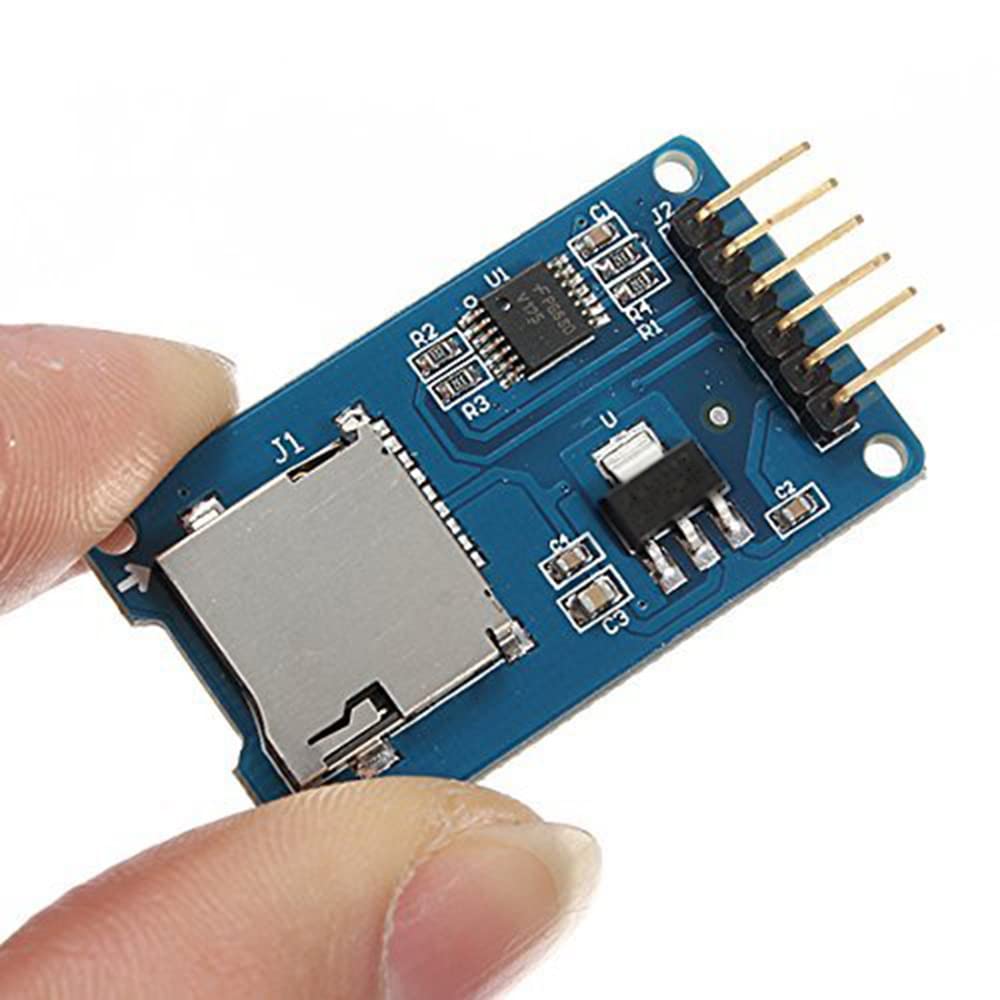 5 Moduli Lettore Micro SD Card SPI Per Arduino E Raspberry Pi, Con Cavi Dupont, Scheda Di Espansione TF - 2