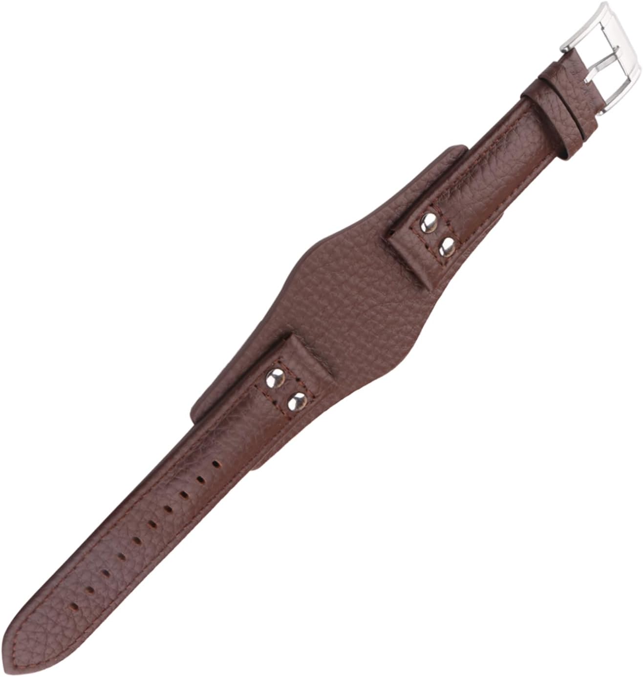Men's Leather Strap Compatible for 22mm Fossil CH2891 CH2564 CH2565 CH2573 CH2574 Ladies outdoor work waterproof watch band wrist strap buckle