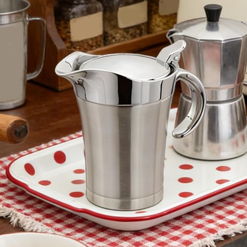 Saucière à double isolation haut de gamme avec couvercle de service