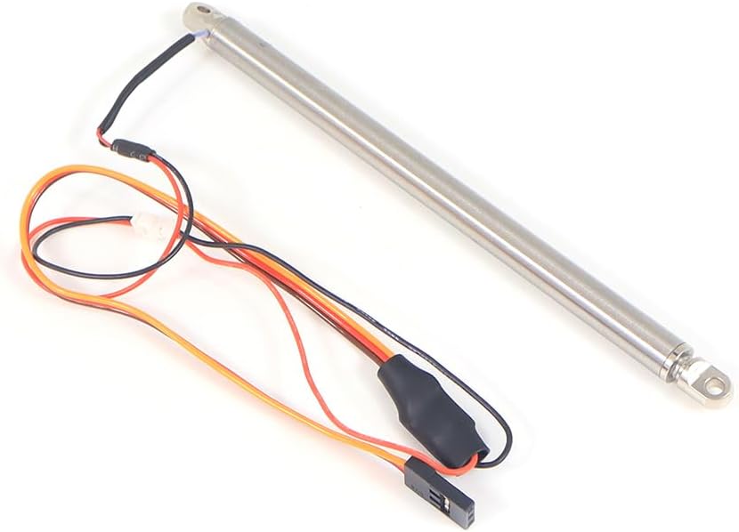 VERBANA RC Truck Car Electric Linear Push Rod Simulation Cylinder with Joint Servo Connertor Kit Spare Part for RC Truck Car Accessories Part (Color : 80H 80mm)