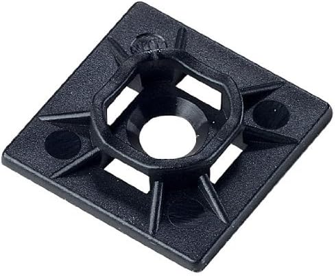Amazon.com: Cable Tie Mounting Base 1-Inch by 1-Inch - Pack of 50 ...